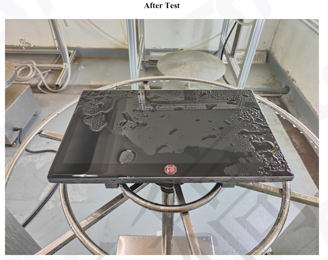 El sistema de visualización de cocina Suiyi KDS ha superado con éxito la prueba IP64